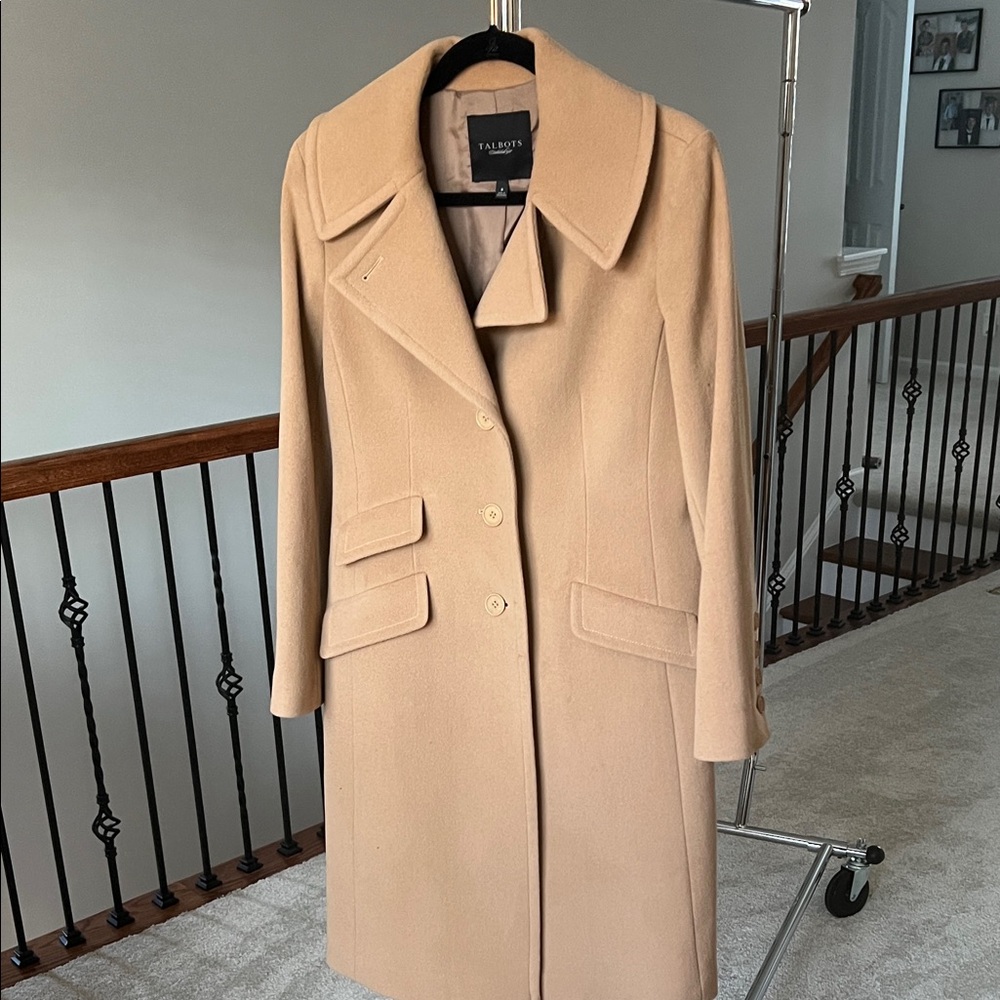 Talbots Camel Trench Coat